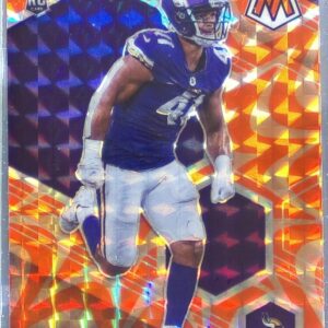 2021 Mosaic Chazz Surratt Prizm Reactive Orange RC #368 Vikings