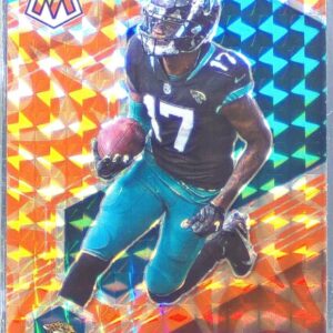 2021 Mosaic DJ Chark Jr. Prizm Reactive Orange #100 Jaguars