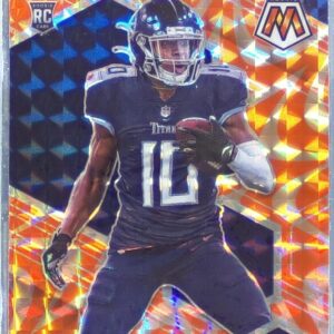 2021 Mosaic Dez Fitzpatrick Prizm Reactive Orange RC #336 Titans