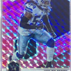 2021 Mosaic Jaylon Smith Prizm Camo Pink #65 Cowboys