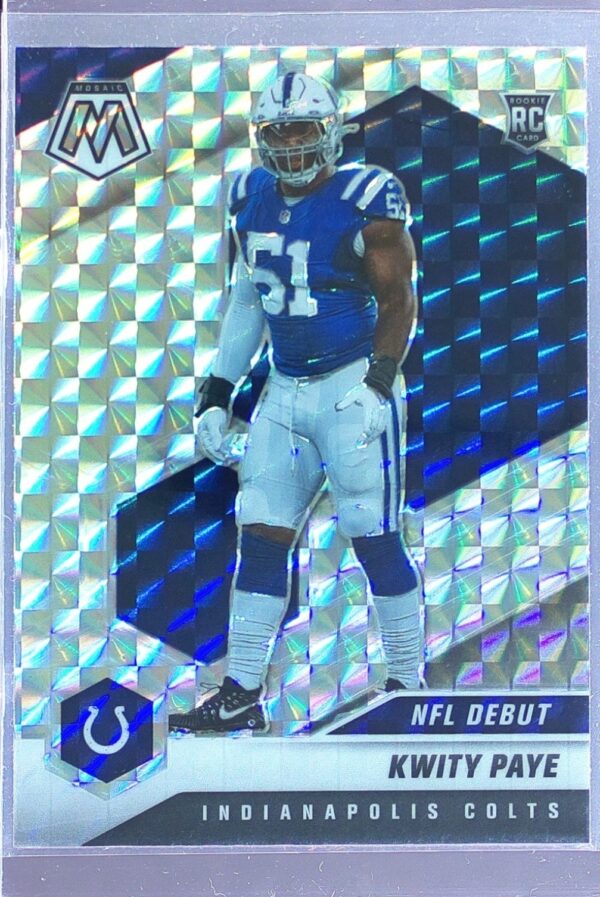 2021 Mosaic Kwity Paye Prizm RC #260 Colts