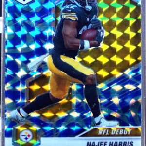 2021 Mosaic Najee Harris Prizm Reactive Blue RC #252 Steelers