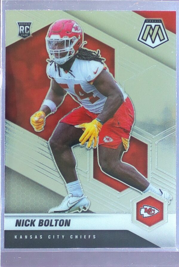2021 Mosaic Nick Bolton RC #366 Chiefs