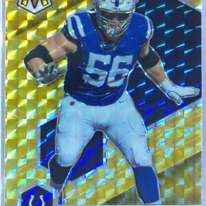 2021 Mosaic Quenton Nelson Prizm Reactive Yellow #94 Colts