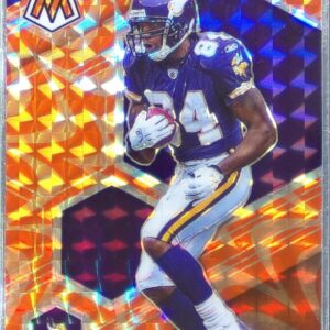 2021 Mosaic Randy Moss Prizm Reactive Orange #130 Vikings