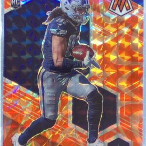 2021 Mosaic Simi Fehoko Prizm Reactive Orange RC #341 Cowboys