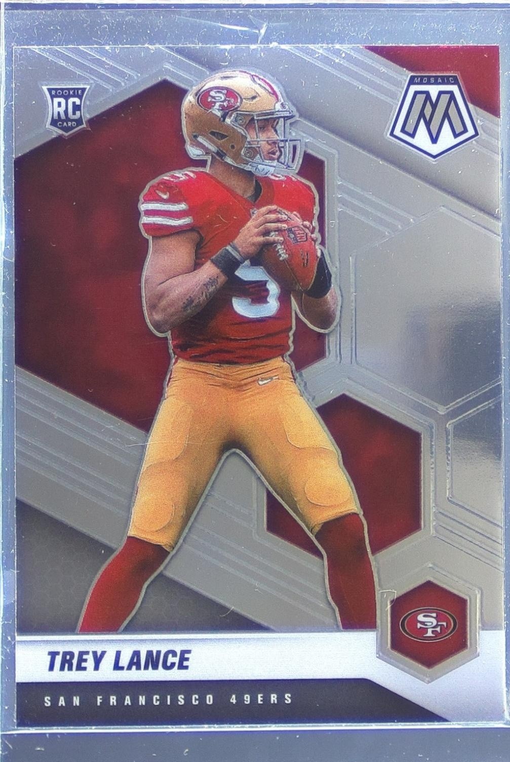 2021 Mosaic Trey Lance RC #303 49ers