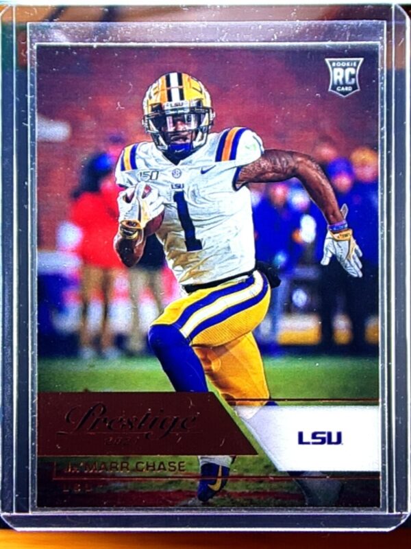 2021 Panini Chronicles Draft Picks Ja'Marr Chase Bronze #83 Tigers