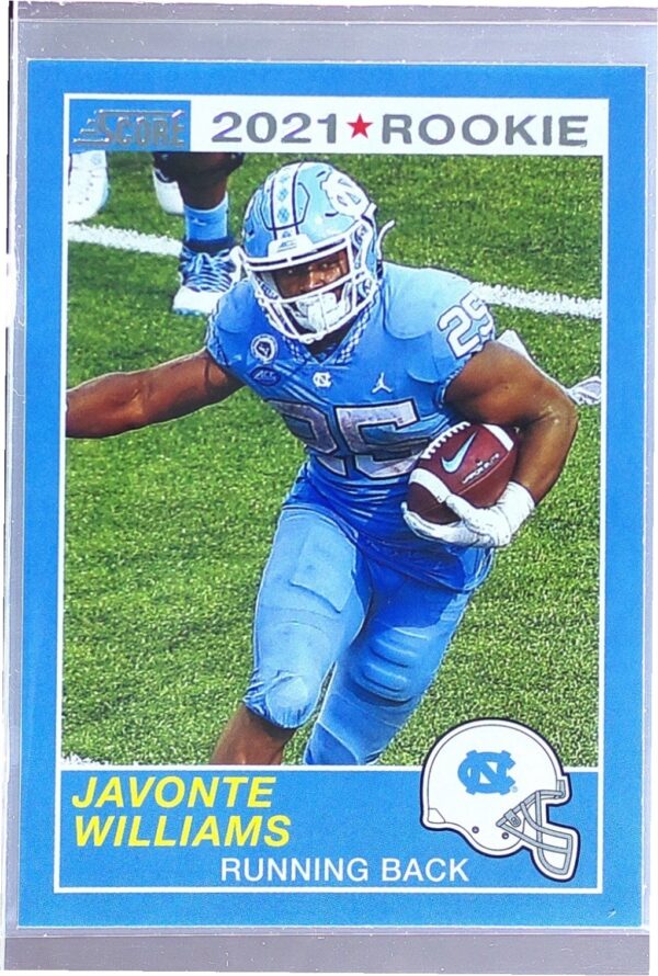 2021 Panini Chronicles Draft Picks Javonte Williams RC #74 Heels