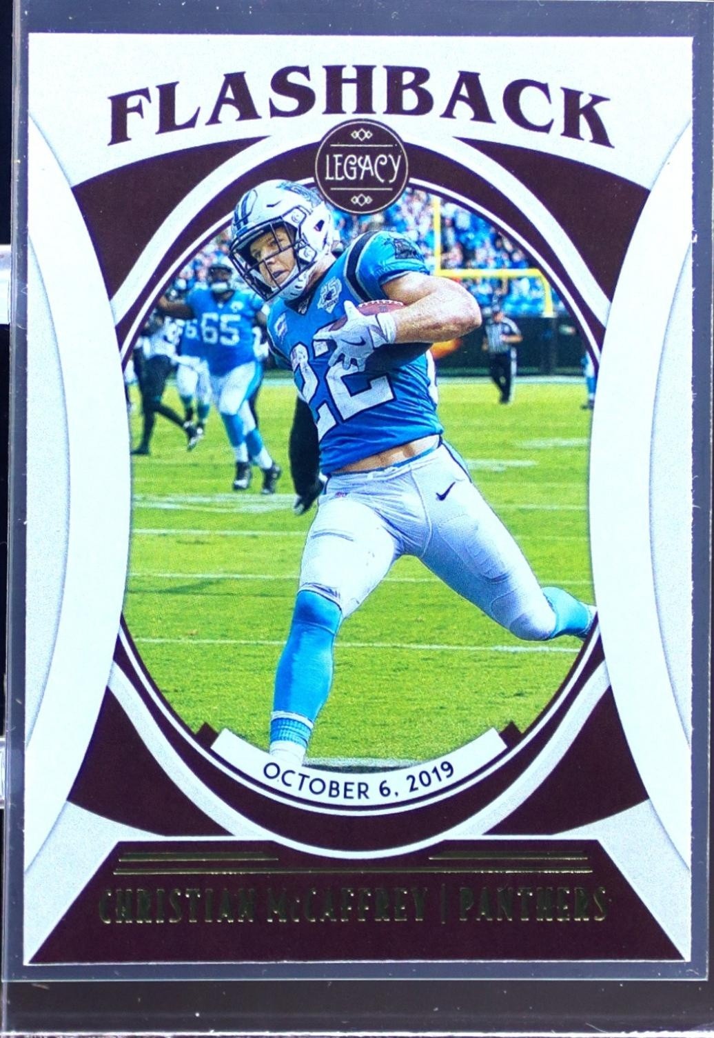 2021 Panini Legacy Christian McCaffrey #FB-30 Panthers Flashback