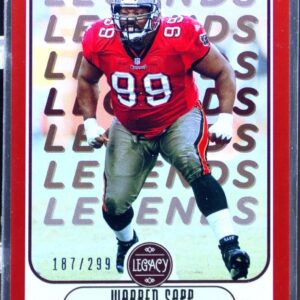 2021 Panini Legacy Warren Sapp Red /299 #108 Buccaneers