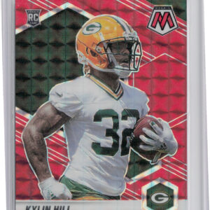2021 Panini Mosaic Kylin Hill Prizm Red #374 Packers