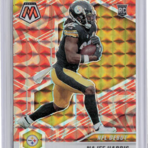 2021 Panini Mosaic Najee Harris Prizm Reactive Orange #252 Steelers