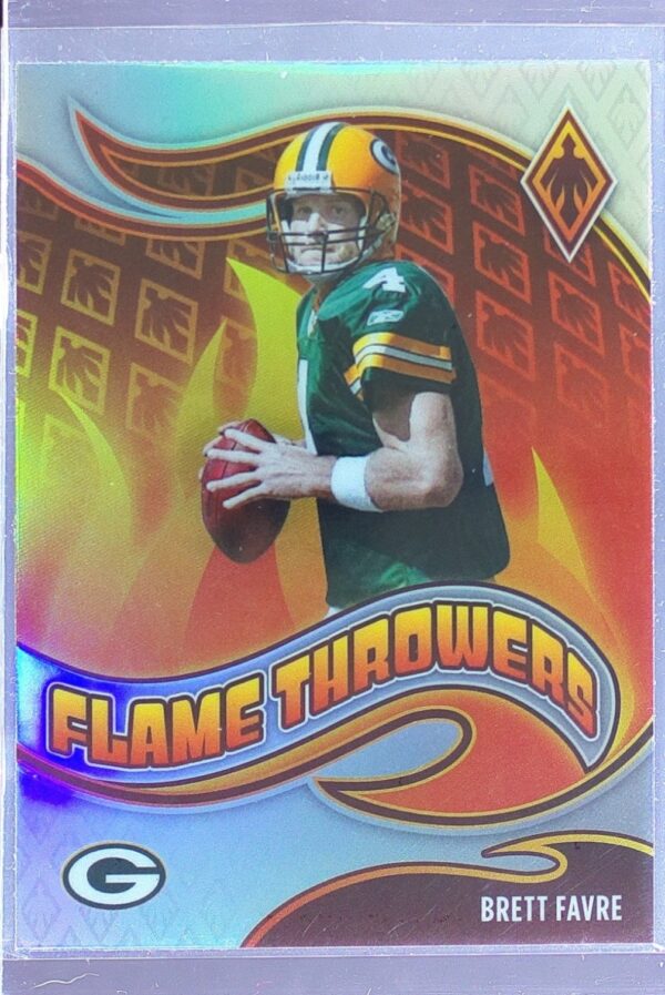 2021 Panini Phoenix Brett Favre #FT-28 Packers Flame Throwers