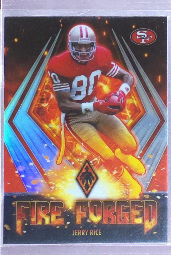 2021 Panini Phoenix Jerry Rice #FF-5 49ers Fire Forged