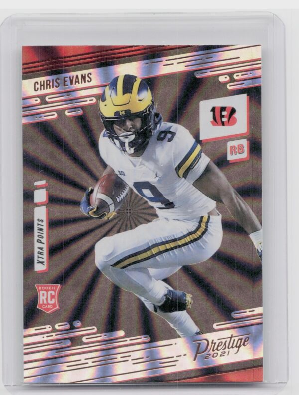 2021 Panini Prestige Chris Evans Xtra Points Sunburst #291 Bengals