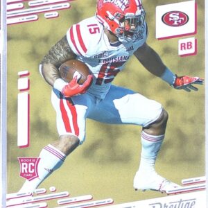 2021 Panini Prestige Elijah Mitchell RC #289 49ers