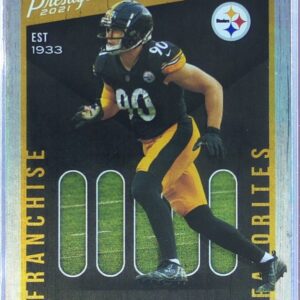2021 Panini Prestige T.J. Watt #FF-14 Steelers Franchise Favorites
