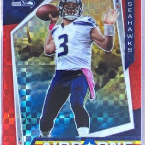 2021 Panini Rookies & Stars Russell Wilson #AB-6 Seahawks Airborne Red Plaid