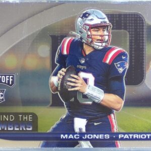 2021 Playoff Mac Jones RC #BTN-MJO Patriots Behind the Numbers