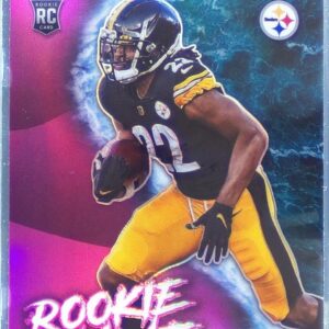 2021 Playoff Najee Harris RC #RW-NHA Steelers Rookie Wave Pink