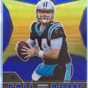 2021 Playoff Sam Darnold #CA-SDA Panthers Call to Arms Blue