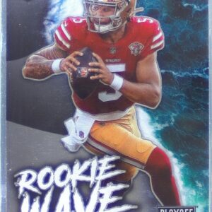 2021 Playoff Trey Lance RC #RW-TLA 49ers Rookie Wave