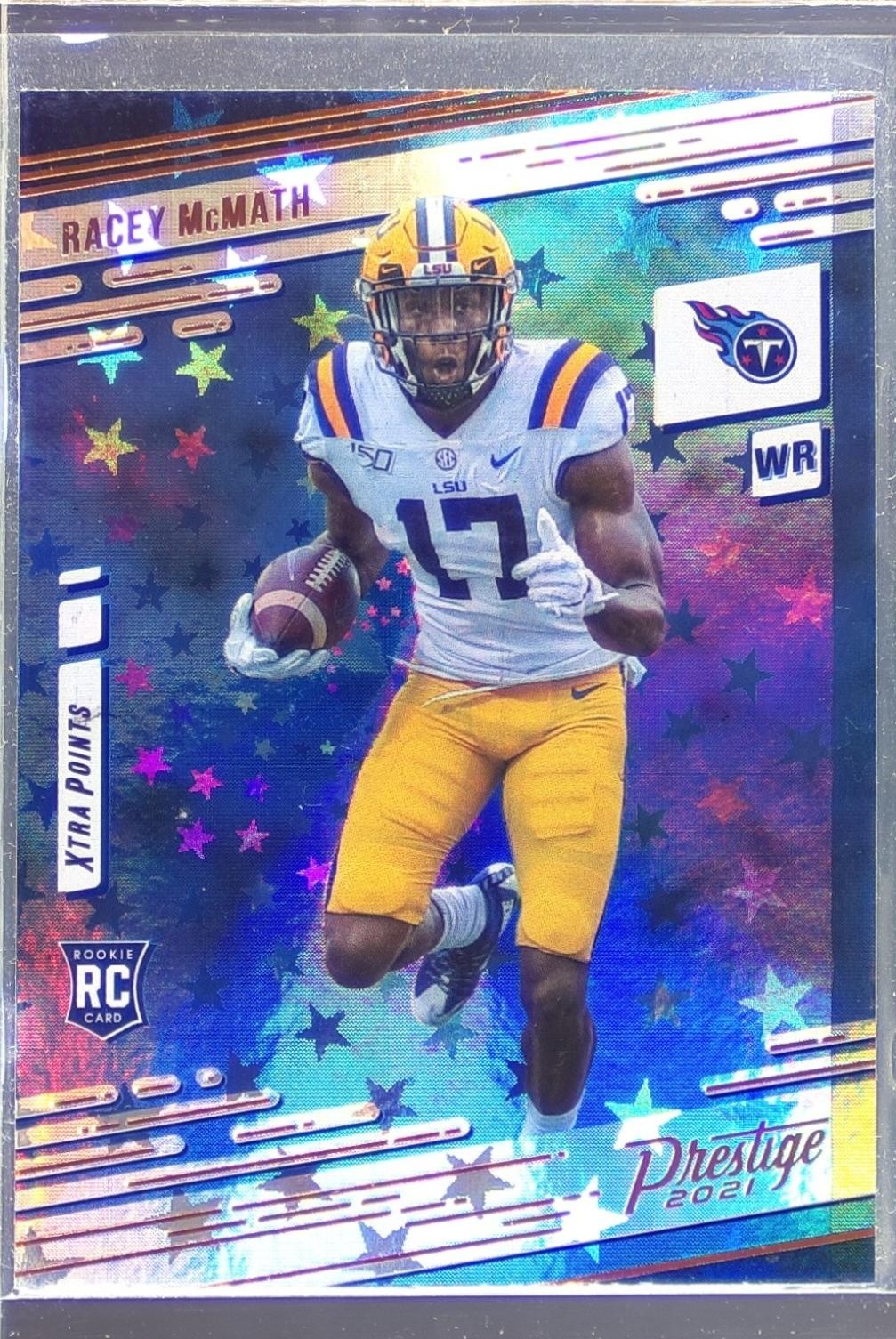 2021 Prestige Racey McMath Xtra Points Astral RC #293 Titans