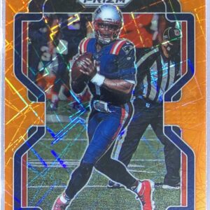 2021 Prizm Cam Newton orange Lazer #96 Patriots