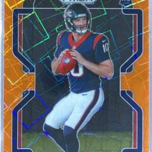 2021 Prizm Davis Mills Orange Lazer RC #352 Texans