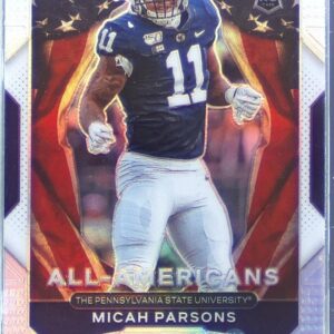 2021 Prizm Draft Picks Micah Parsons Silver RC #188 Lions