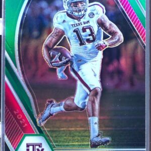 2021 Prizm Draft Picks Mike Evans Green #64 Aggies