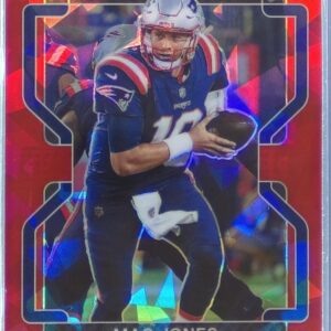 2021 Prizm Mac Jones Red Ice RC #336 Patriots