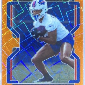 2021 Prizm Marquez Stevenson Orange Lazer RC #407 Bills