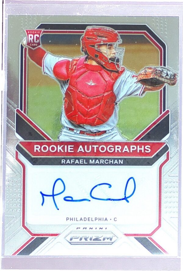 2021 Prizm Rafael Marchan Auto RC #RA-RM Phillies Rookie Autographs