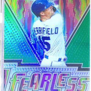 2021 Prizm Whit Merrifield #FR-7 Royals Fearless Green Prizm