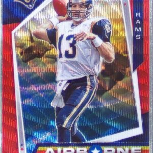 2021 Rookies & Stars Kurt Warner #AB-28 Rams Airborne Red Wave