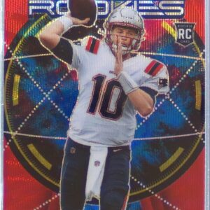 2021 Rookies & Stars Mac Jones #SR-5 Patriots Stellar Rookies Red Wave