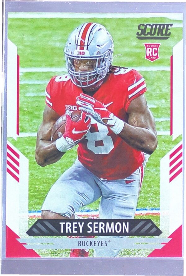 2021 Score Trey Sermon RC #313 Buckeyes