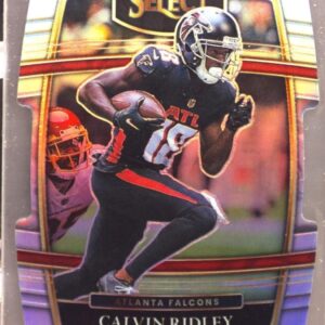 2021 Select Calvin Ridley Silver Prizm Die Cut #4 Falcons