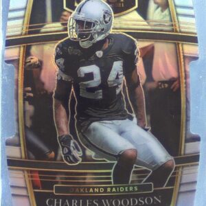 2021 Select Charles Woodson Silver Prizm Die Cut #40 Raiders