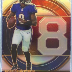 2021 Select Lamar Jackson #SN-5 Ravens Select Numbers Prizm