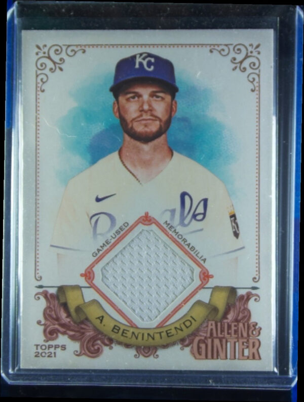 2021 Topps Allen & Ginter Andrew Benintendi MEM #AGA-ABE Royals Full Size Relics