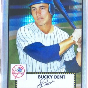 2021 Topps Chrome Platinum Anniversary Bucky Dent Prism Refractor #588 Yankees