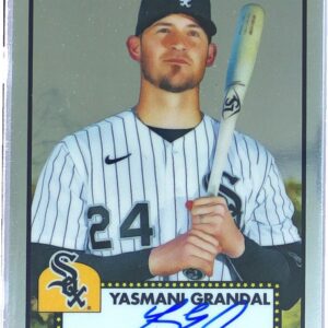 2021 Topps Chrome Platinum Anniversary Yasmani Grandal Auto #PA-YG Sox Autograph