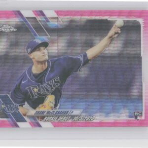 2021 Topps Chrome Update Shane McClanahan Purple Refractor #USC85 Rays