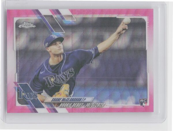 2021 Topps Chrome Update Shane McClanahan Purple Refractor #USC85 Rays