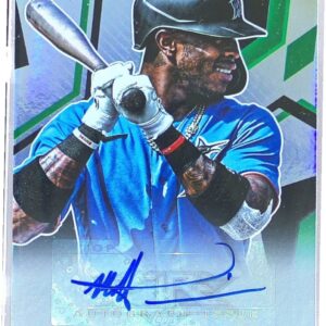 2021 Topps Fire Monte Harrison Auto RC #AV-MH Marlins Autographs