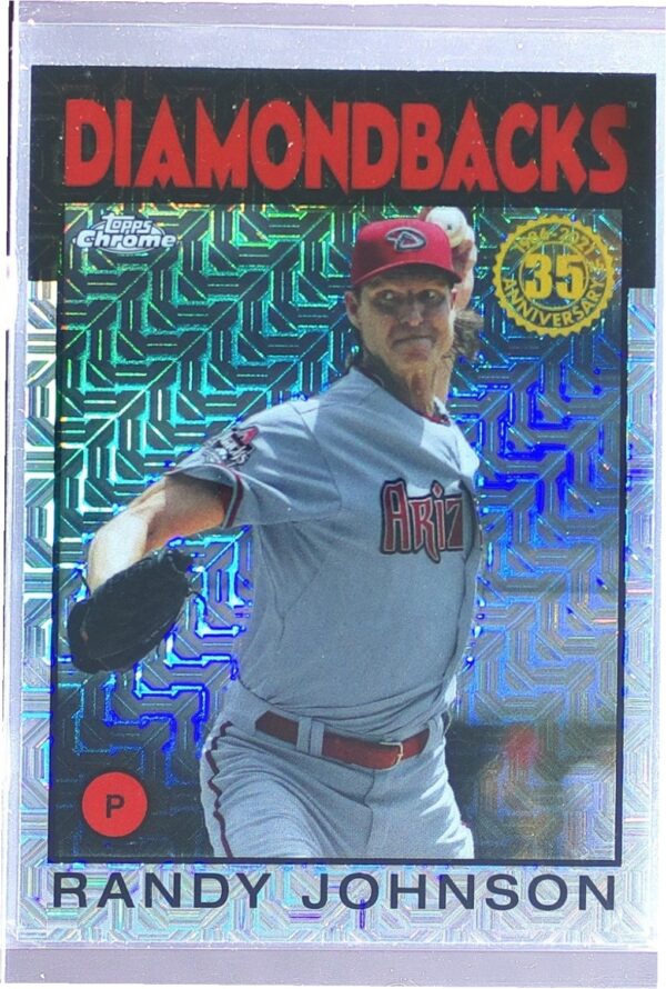2021 Topps Randy Johnson #86BC-54 Diamondbacks 1986 35th Anniversary Series 1