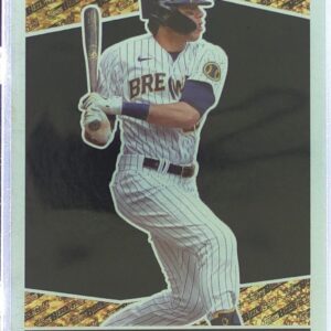 2021 Topps Update Christian Yelich #BG-9 Brewers Topps Black Gold